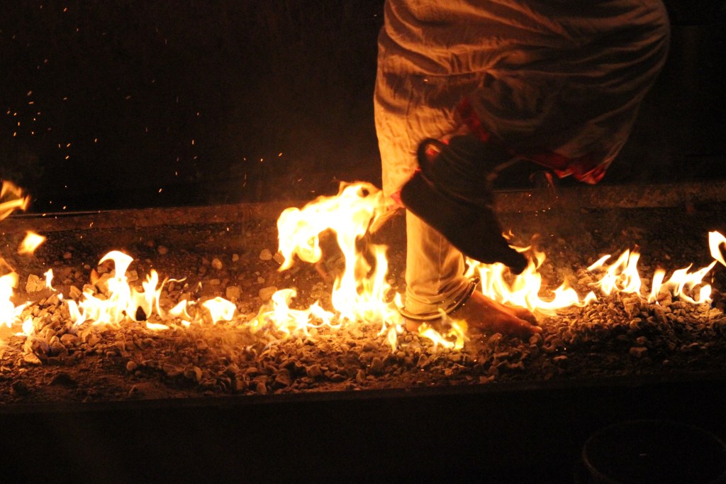 Fire walking